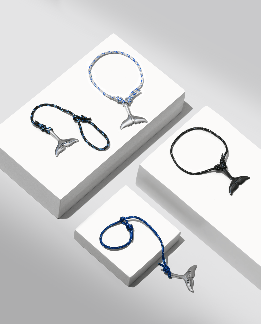 Whale Tail - Blue - BraceletsArcticusBako