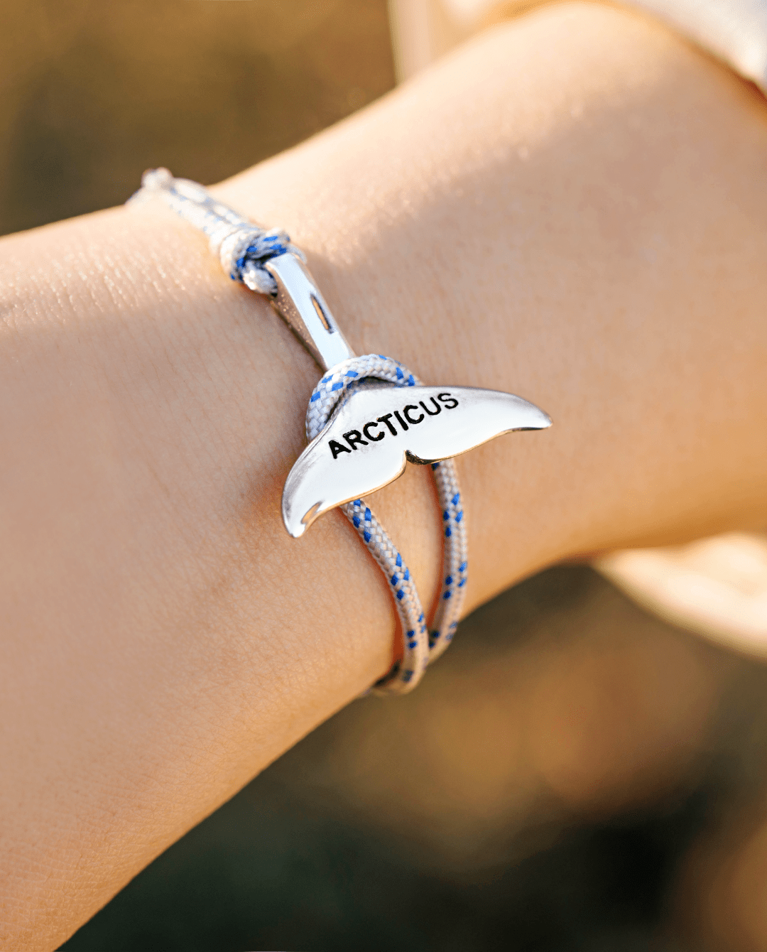 Whale Tail - White - BraceletsArcticusBako