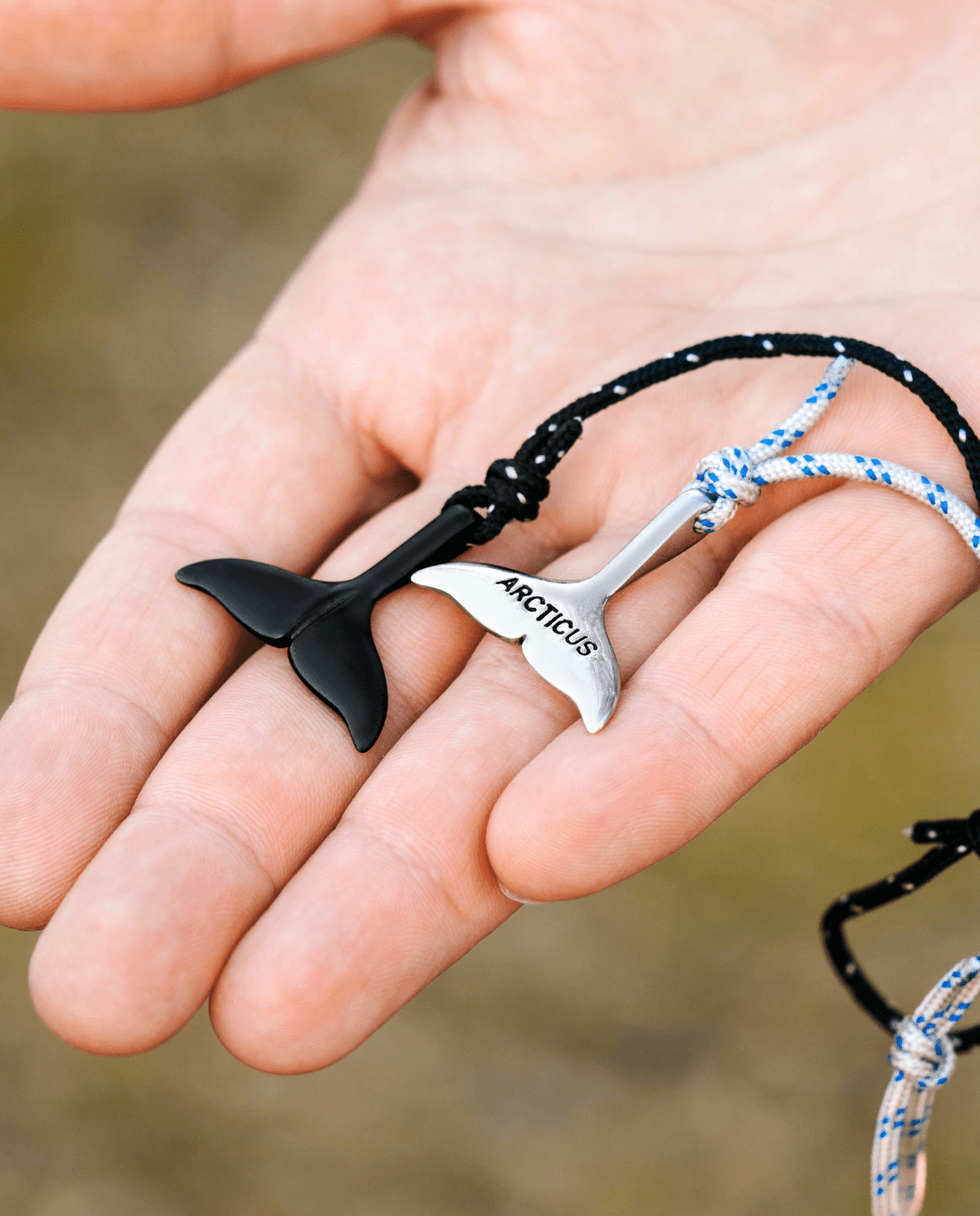 Whale Tail - White - BraceletsArcticusBako