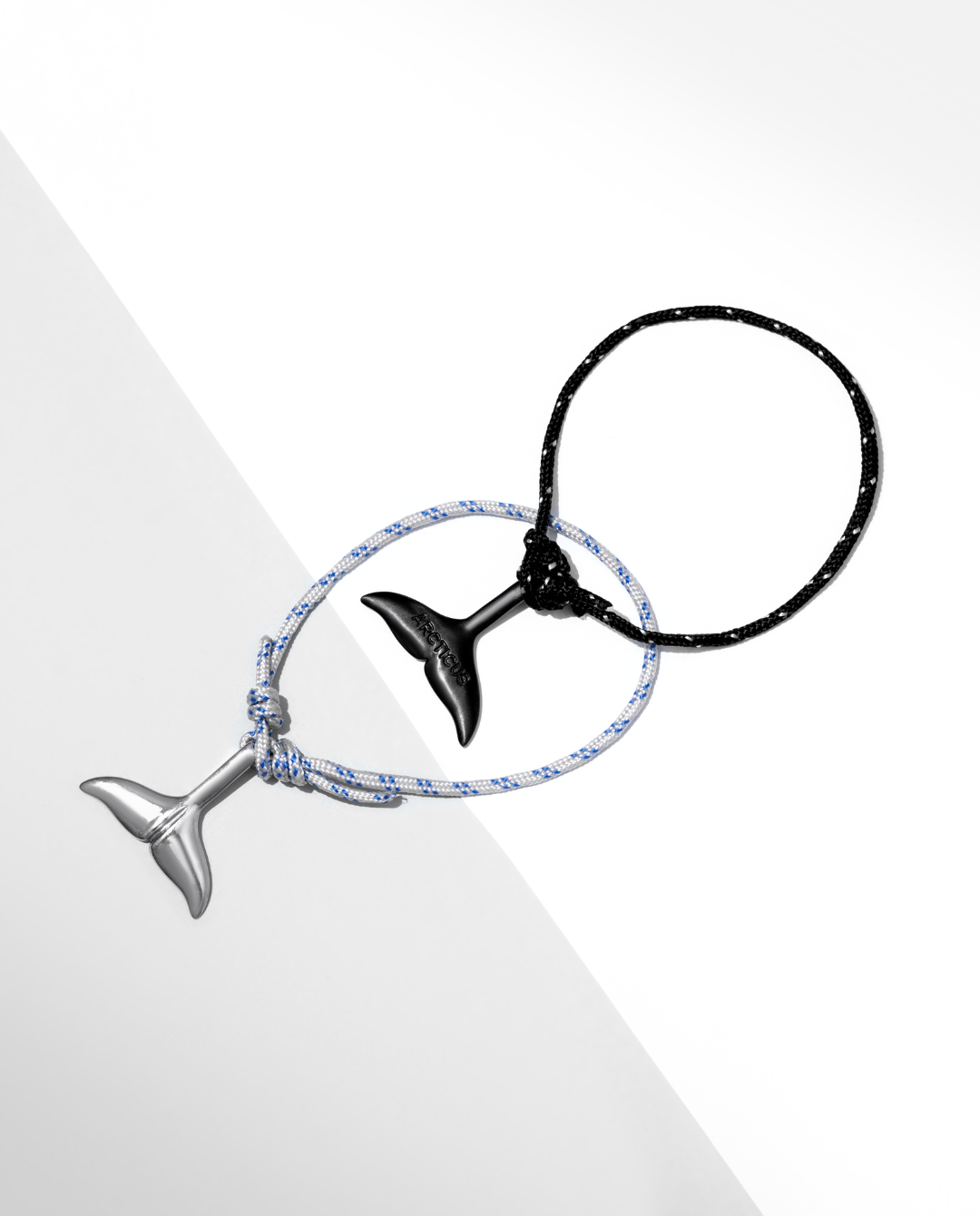 Whale Tail - White - BraceletsArcticusBako