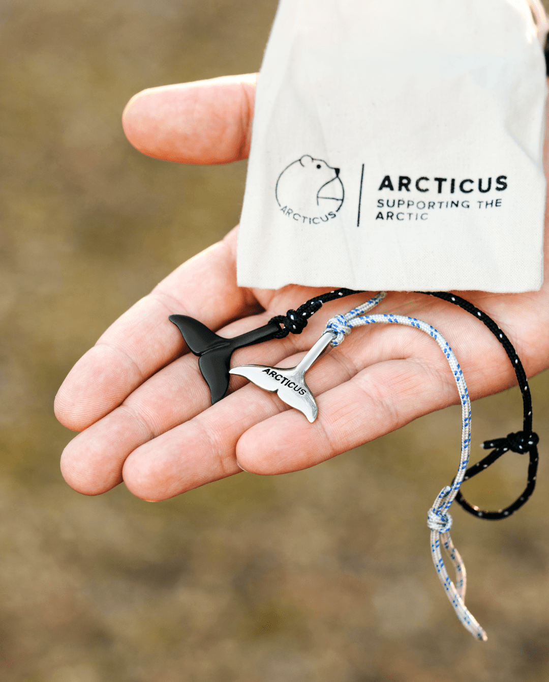 Whale Tail - White - BraceletsArcticusBako