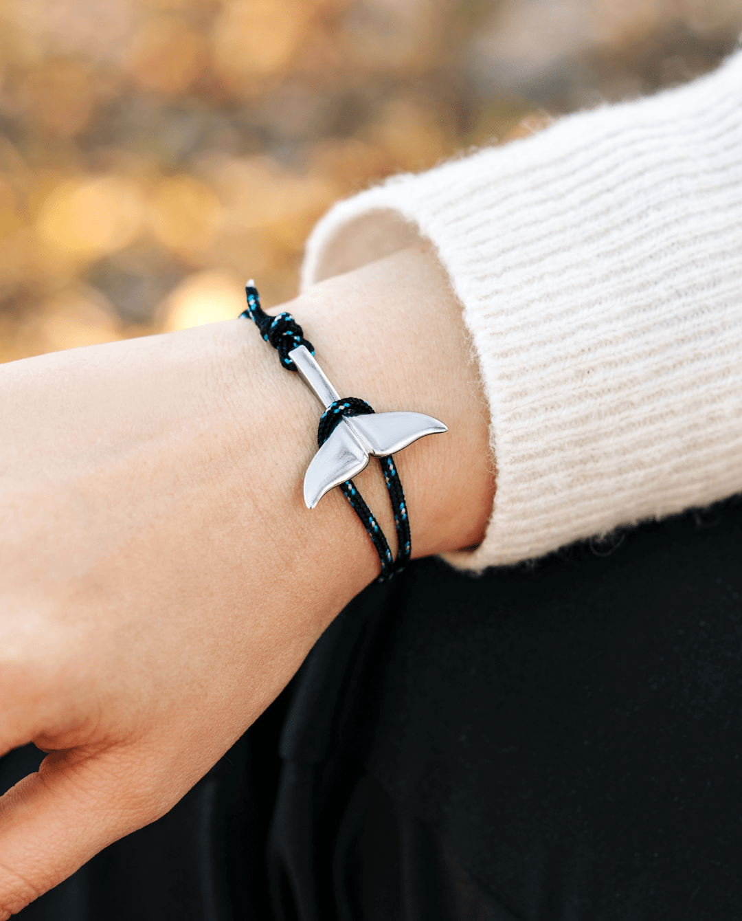 Whale Tail - Dark Blue - BraceletsArcticusBako