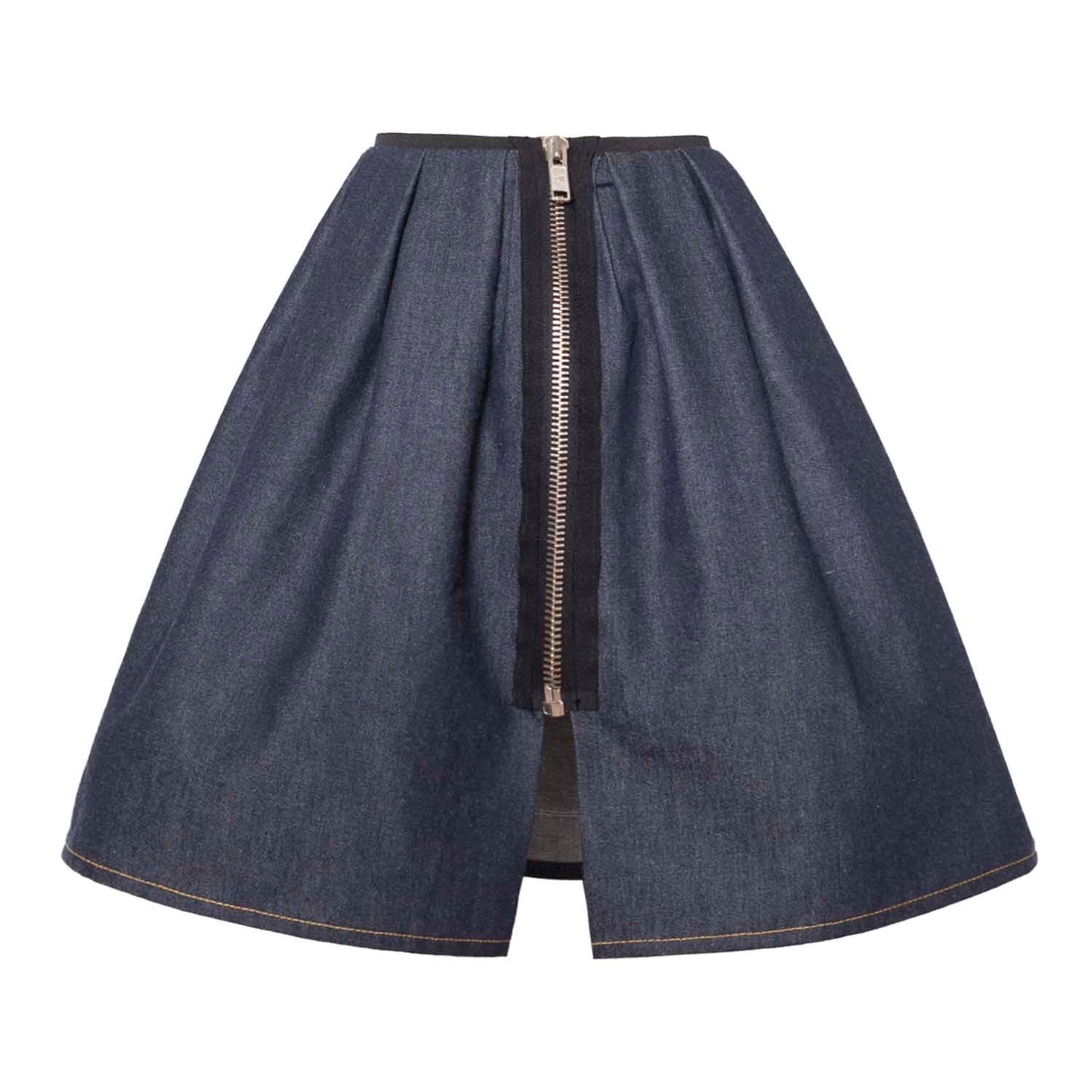 Blue Denim Skirt with Appliqué - SkirtInfantium VictoriaBako