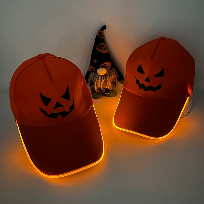 Fashion LED Lighted Up Glow Baseball Cap Snapback Hat Hip - Hop Adjustable Cap Sports Costume Night Running Glow Party Supplies - Bako Bako