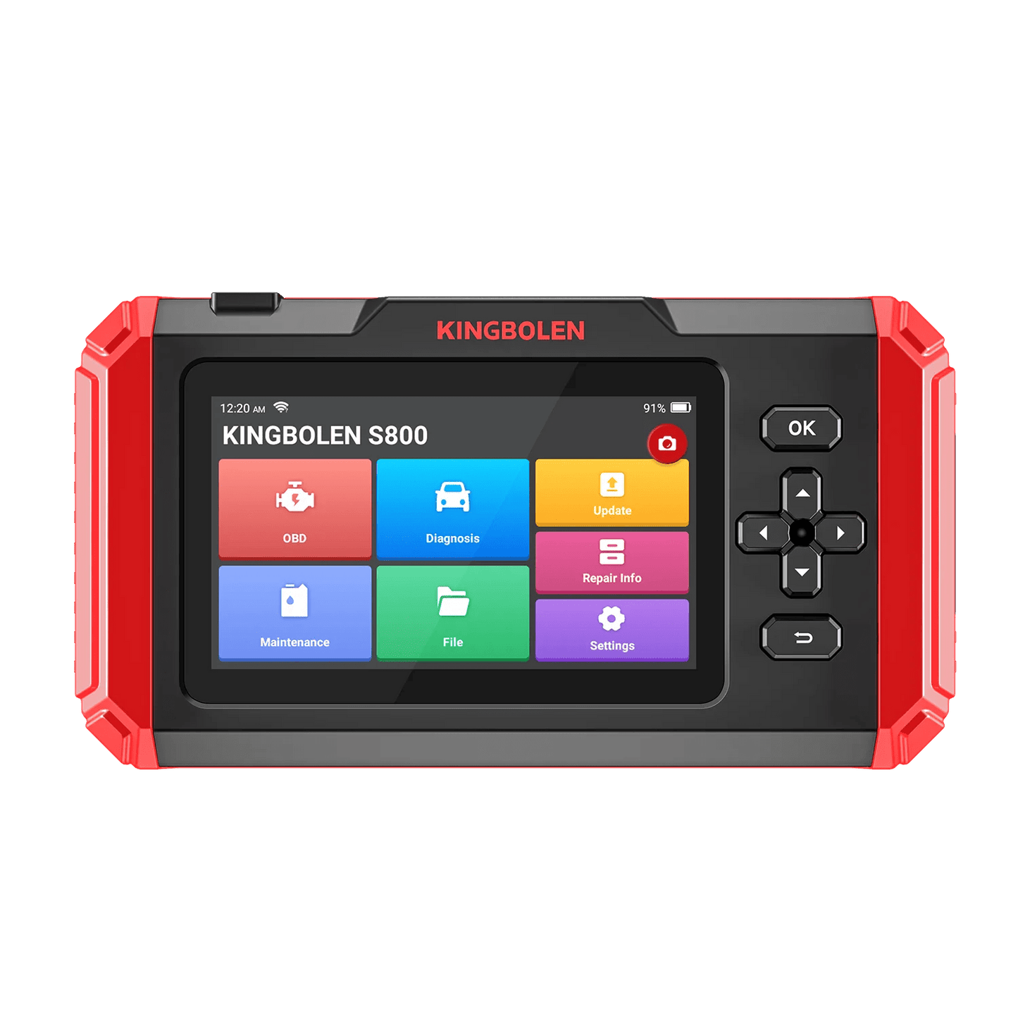 KINGBOLEN S800 4 Systems Engine ABS SRS Transmission OBD2 Scanner 15 Resets Scan Tool EOBD Diagnostic Tool Lifetime Free Update - Bako Bako