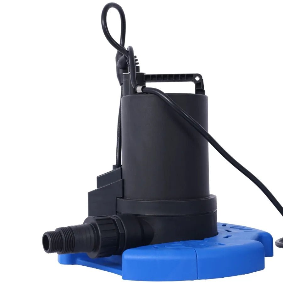 1 3 HP Automatic Swimming Pool Cover Pump 120 V Submersible with 3 4 Check Valve Adapter 2500 GPH Water Removal for Pool Hot Tu - Bako Bako