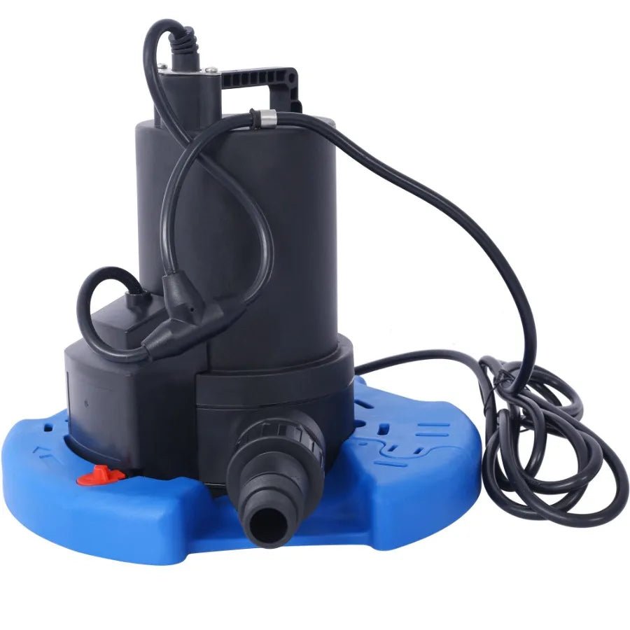 1 3 HP Automatic Swimming Pool Cover Pump 120 V Submersible with 3 4 Check Valve Adapter 2500 GPH Water Removal for Pool Hot Tu - Bako Bako