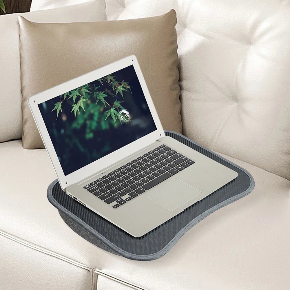 Laptop Lap Desk with Soft Pillow Cushion Portable Laptop Desk Writing Padded Tray for Home & Office - Bako Bako