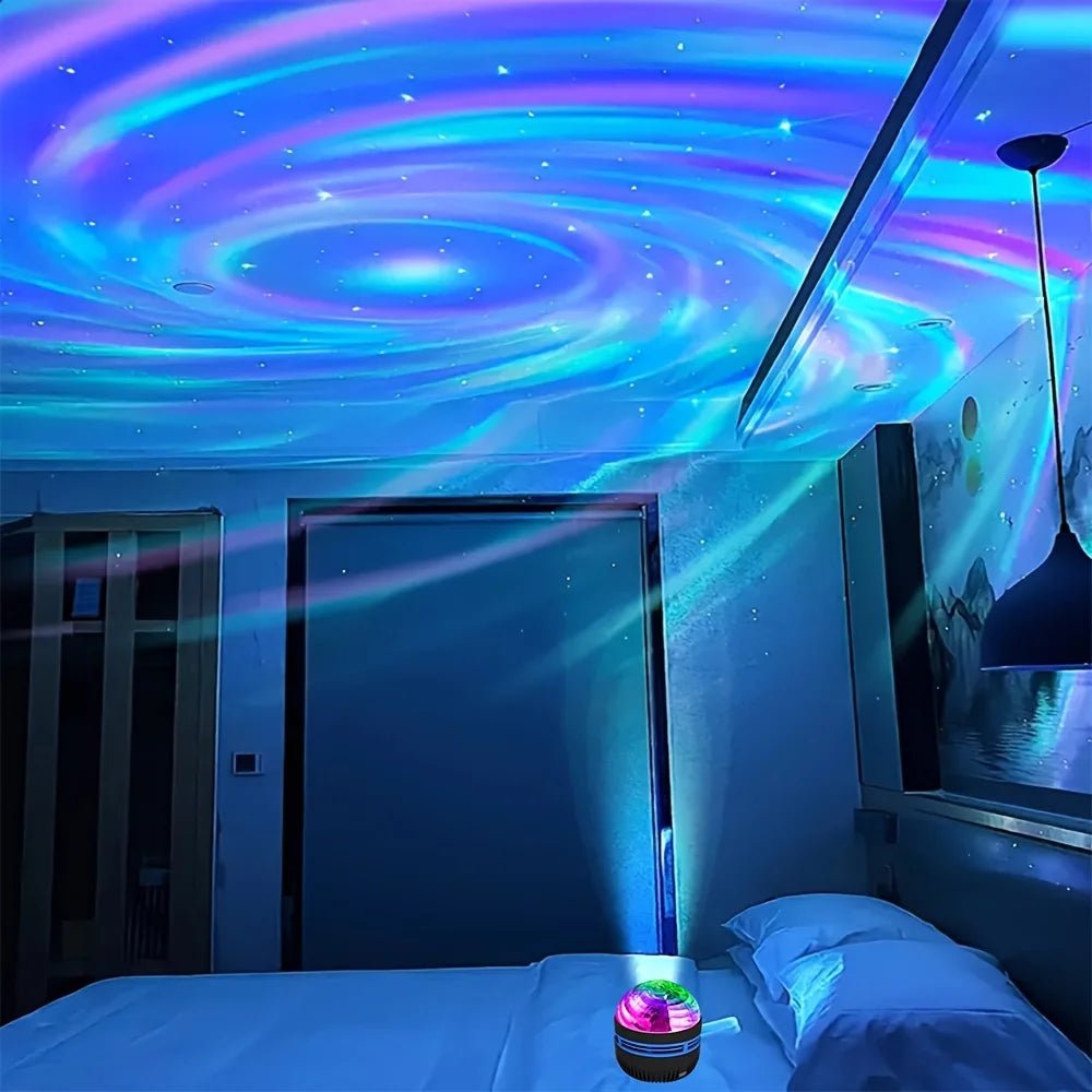 LED NightLights Galaxy Projector Remote Control 5V USB Rechargeable Starry Sky Lamp DMX Sound Active 7 Modes for Kids Room Decor - Bako Bako
