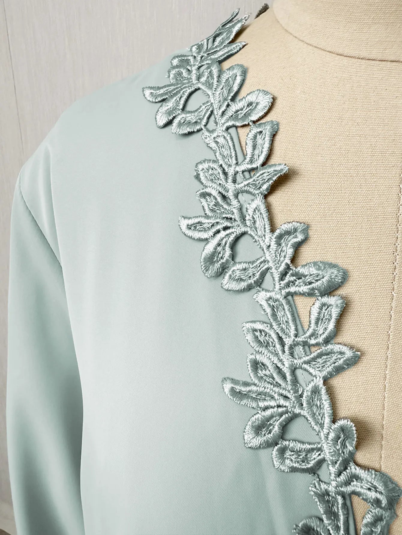 Dubai Elegant Beige Abaya for Muslim Women - Intricately Crafted with Multicolored Embroidery Piece in Islamic Modest Fashion - Bako Bako