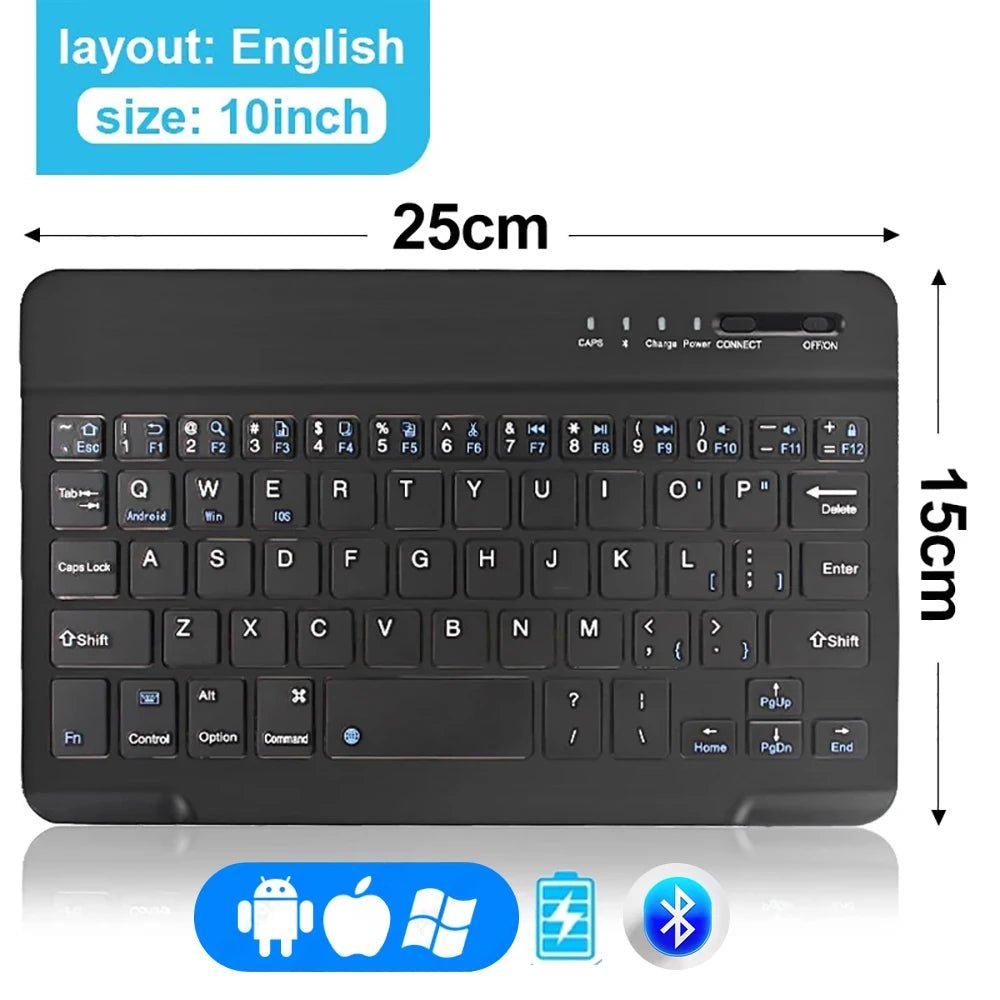 Dual - Mode Bluetooth 5.0 Keyboard 2.4G Wireless Keyboard 3 - BT Rechargeable Gaming Keyboard For Laptop Tablet Android iOS Windows - Bako Bako