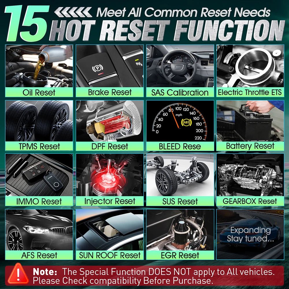 KINGBOLEN S800 4 Systems Engine ABS SRS Transmission OBD2 Scanner 15 Resets Scan Tool EOBD Diagnostic Tool Lifetime Free Update - Bako Bako