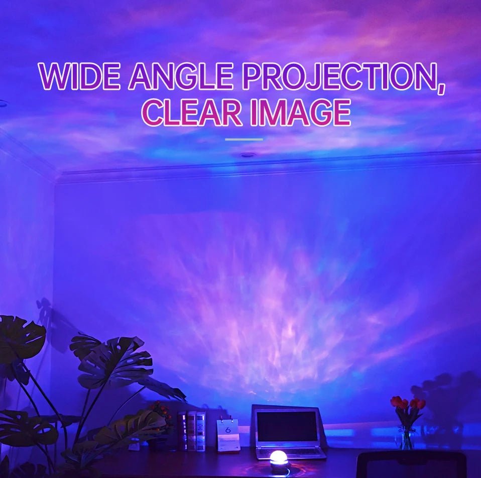 LED NightLights Galaxy Projector Remote Control 5V USB Rechargeable Starry Sky Lamp DMX Sound Active 7 Modes for Kids Room Decor - Bako Bako