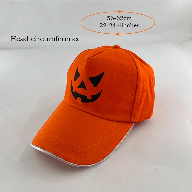 Fashion LED Lighted Up Glow Baseball Cap Snapback Hat Hip - Hop Adjustable Cap Sports Costume Night Running Glow Party Supplies - Bako Bako
