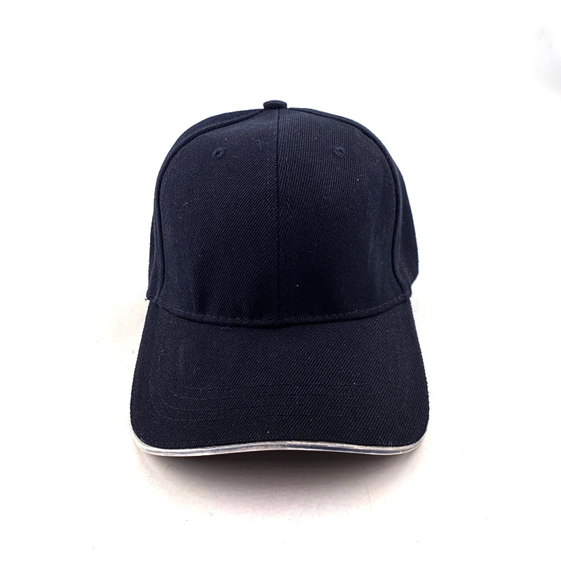 Fashion LED Lighted Up Glow Baseball Cap Snapback Hat Hip - Hop Adjustable Cap Sports Costume Night Running Glow Party Supplies - Bako Bako