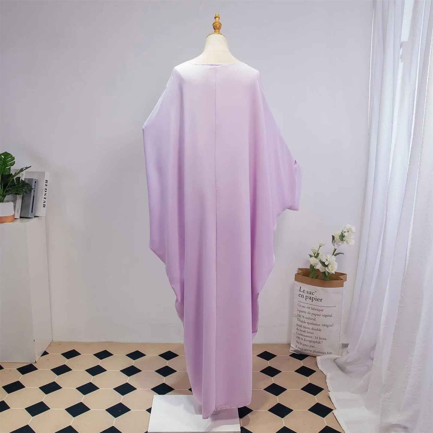 Two Pieces Muslim Abaya Women Jilbab Islamic With Hijab Clothing Dubai Saudi Robe Turkish Modesty Prayer Dresses Loose Kaftans - Bako Bako