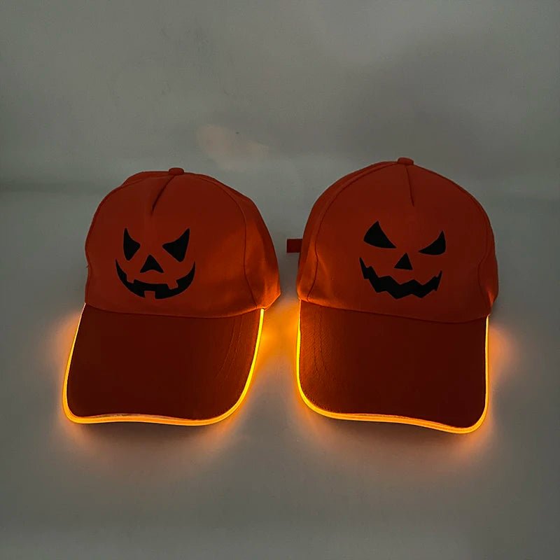 Fashion LED Lighted Up Glow Baseball Cap Snapback Hat Hip - Hop Adjustable Cap Sports Costume Night Running Glow Party Supplies - Bako Bako