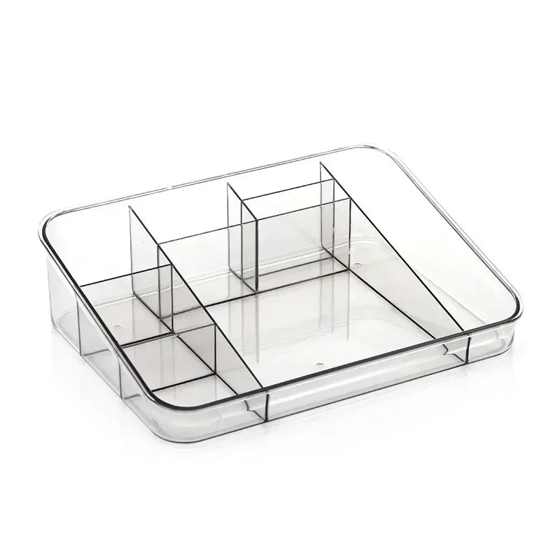 Makeup Organizer for Cosmetic Transparent Cosmetic Storage Box Organizer Desktop Lipstick Nail Polish Makeup Drawer Container - Bako Bako