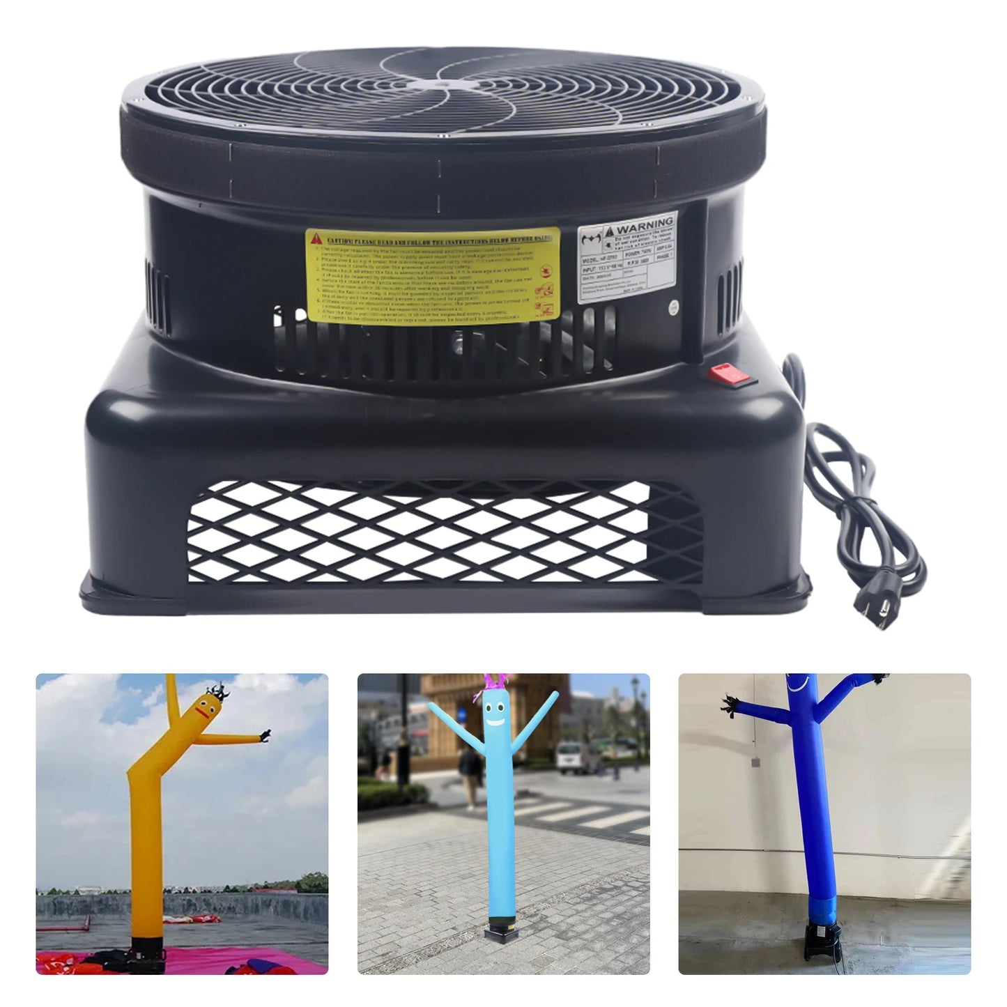 Blower Fan for Air Wavers, High Performance, Durable & Stable, Easy to Use, Compact Design, Ideal for Home & Event Use - Bako Bako
