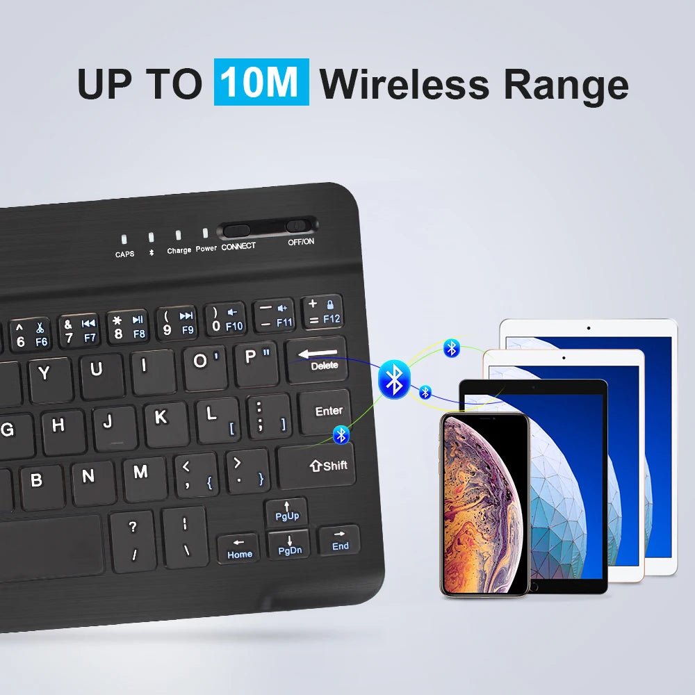 Dual - Mode Bluetooth 5.0 Keyboard 2.4G Wireless Keyboard 3 - BT Rechargeable Gaming Keyboard For Laptop Tablet Android iOS Windows - Bako Bako