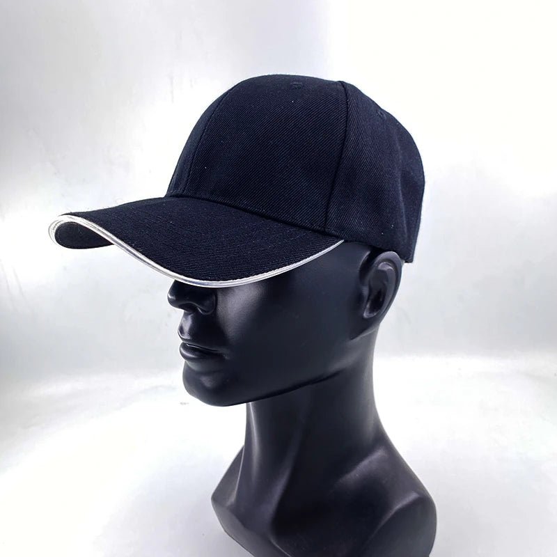 Fashion LED Lighted Up Glow Baseball Cap Snapback Hat Hip - Hop Adjustable Cap Sports Costume Night Running Glow Party Supplies - Bako Bako