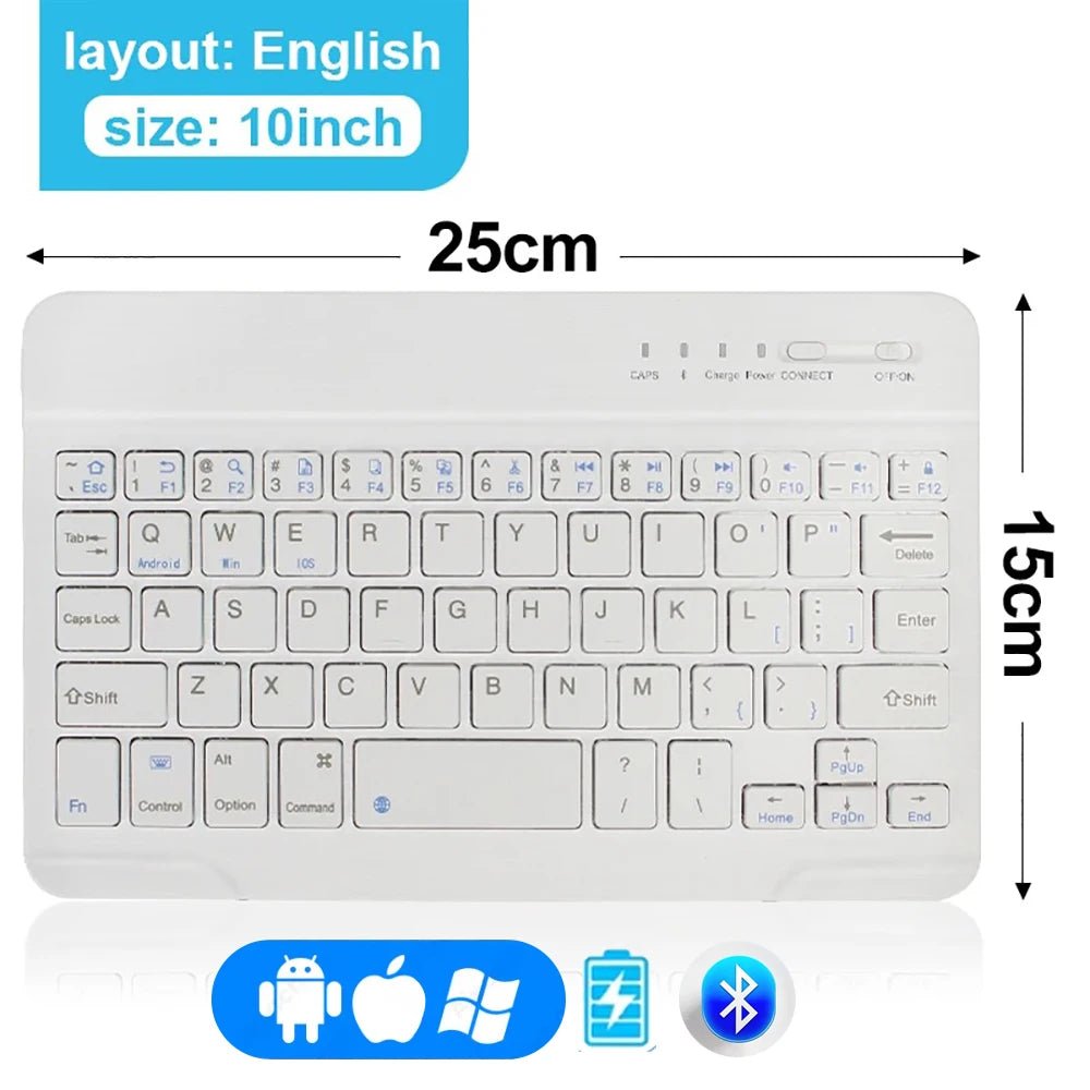 Dual - Mode Bluetooth 5.0 Keyboard 2.4G Wireless Keyboard 3 - BT Rechargeable Gaming Keyboard For Laptop Tablet Android iOS Windows - Bako Bako