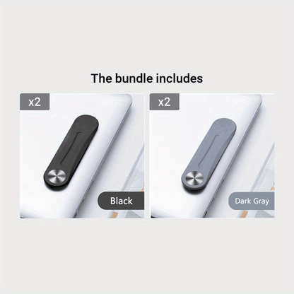1pc Laptop Screen Support Holder Dual Monitor Display Clip Plastic Sticky Magnetic Notebook Computer Expansion Bracket - Bako Bako