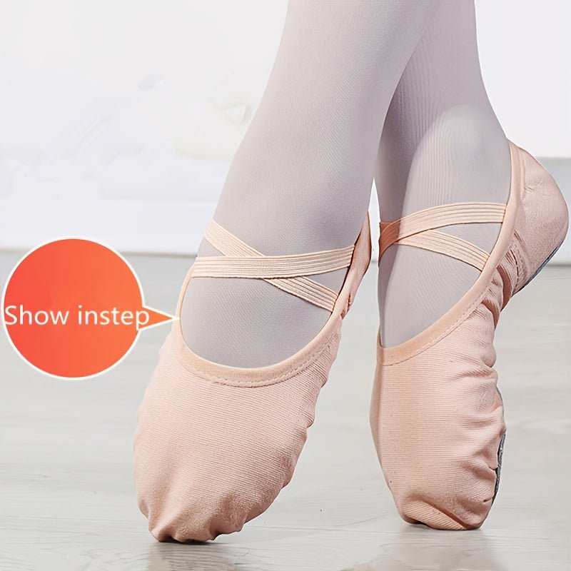 [Lightweight | Breathable] Four Seasons High - end Fashion Women's Dance Shoes | Lace - up Elastic Mouth Soft Sole Practice Shoes | Breathable and Lightweight Wear - resistant Ballet Shoes Indoor Yoga Shoes - Bako Bako