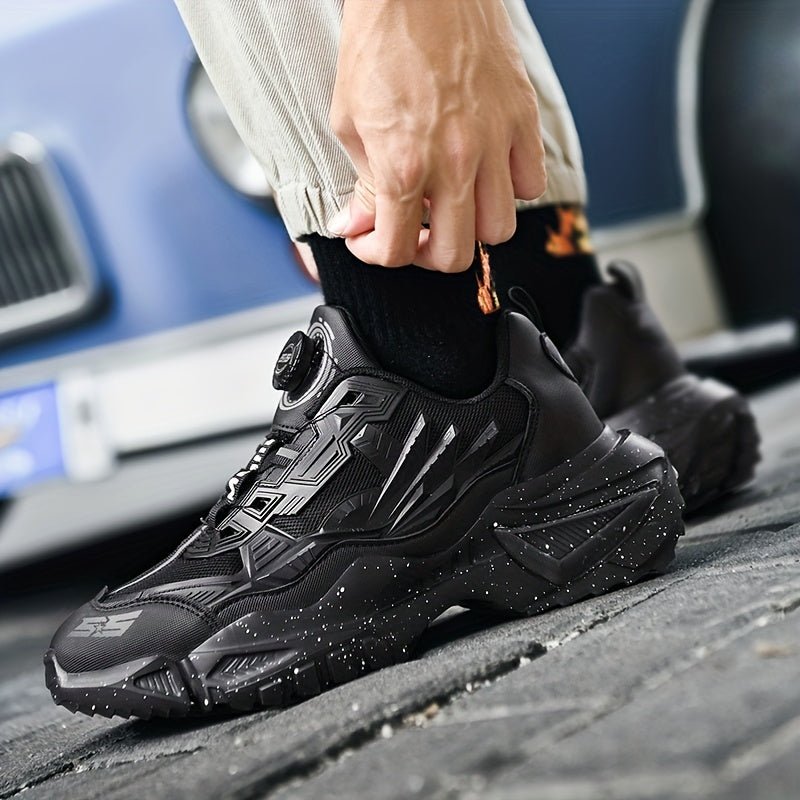Men'S Breathable Running Shoes - Lightweight Sneakers with Cushioned TPU Sole, Lace - Up Closure, Non - Slip Rubber Outsole - All - Season Gym, Jogging, Gym Footwear, Striped Design, Comfortable Fit, Fitness Enthusiasts - Bako Bako