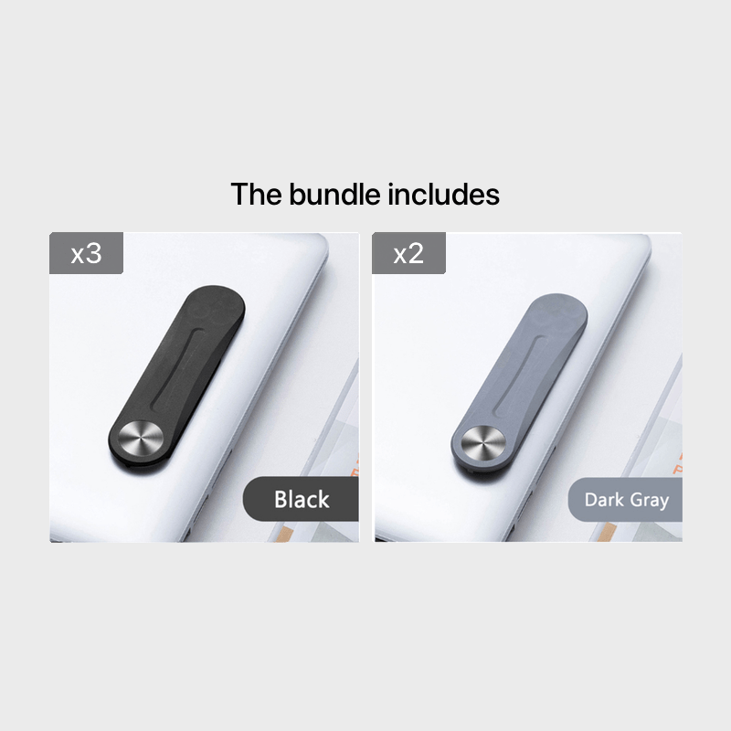 1pc Laptop Screen Support Holder Dual Monitor Display Clip Plastic Sticky Magnetic Notebook Computer Expansion Bracket - Bako Bako