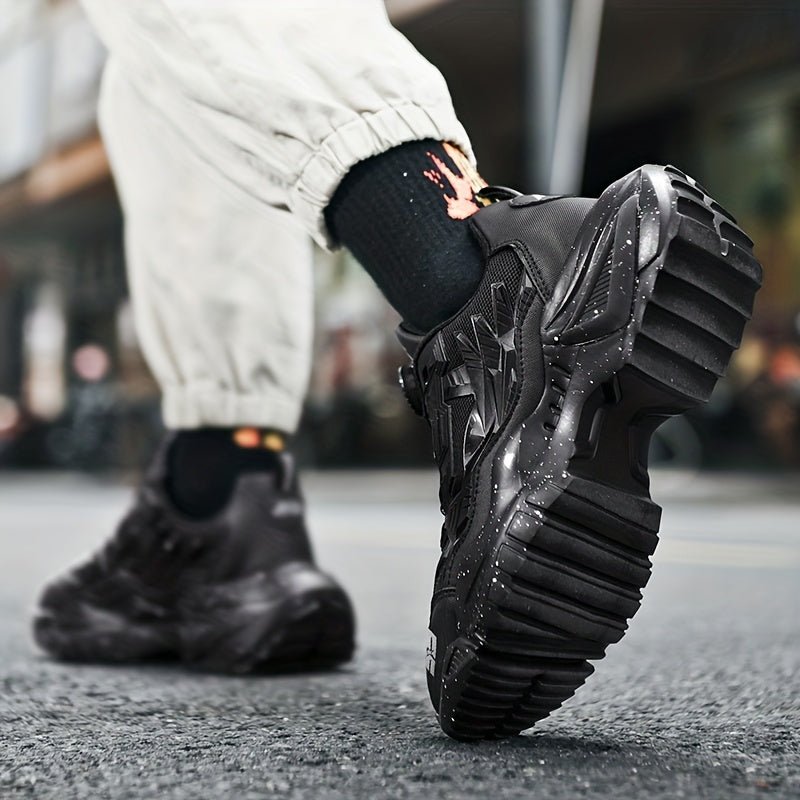 Men'S Breathable Running Shoes - Lightweight Sneakers with Cushioned TPU Sole, Lace - Up Closure, Non - Slip Rubber Outsole - All - Season Gym, Jogging, Gym Footwear, Striped Design, Comfortable Fit, Fitness Enthusiasts - Bako Bako