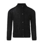 Balck Summer Cardigan with Front Buttons Fastening - SweaterInfantium VictoriaBako