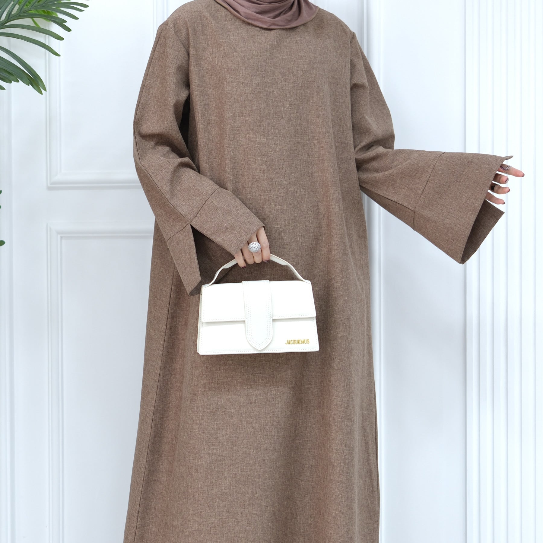2024 New Dubai Abaya for Muslim Women Eid Ramadan Modest Dress Türkiye Loose Large Elegant Dress Gown Female Islam Clothing - Bako Bako