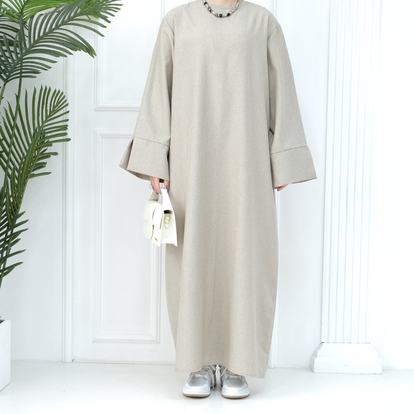2024 New Dubai Abaya for Muslim Women Eid Ramadan Modest Dress Türkiye Loose Large Elegant Dress Gown Female Islam Clothing - Bako Bako