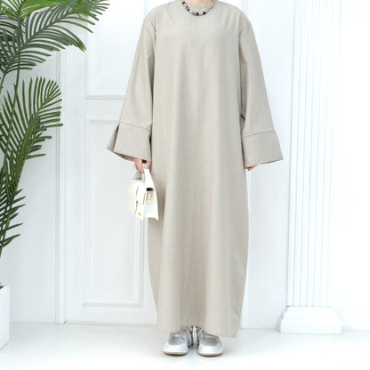 2024 New Dubai Abaya for Muslim Women Eid Ramadan Modest Dress Türkiye Loose Large Elegant Dress Gown Female Islam Clothing - Bako Bako