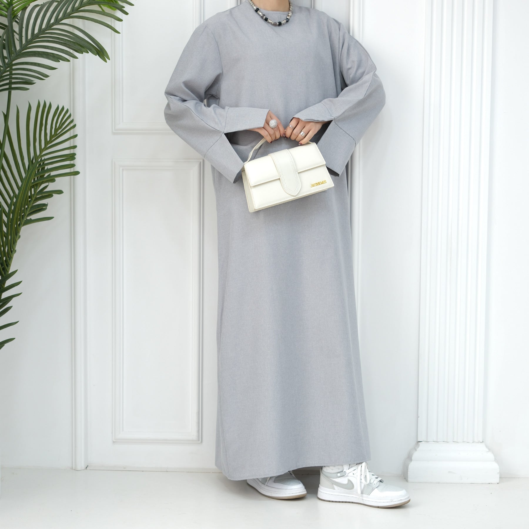 2024 New Dubai Abaya for Muslim Women Eid Ramadan Modest Dress Türkiye Loose Large Elegant Dress Gown Female Islam Clothing - Bako Bako