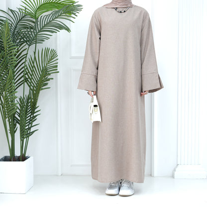 2024 New Dubai Abaya for Muslim Women Eid Ramadan Modest Dress Türkiye Loose Large Elegant Dress Gown Female Islam Clothing - Bako Bako