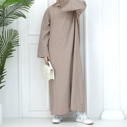 2024 New Dubai Abaya for Muslim Women Eid Ramadan Modest Dress Türkiye Loose Large Elegant Dress Gown Female Islam Clothing - Bako Bako