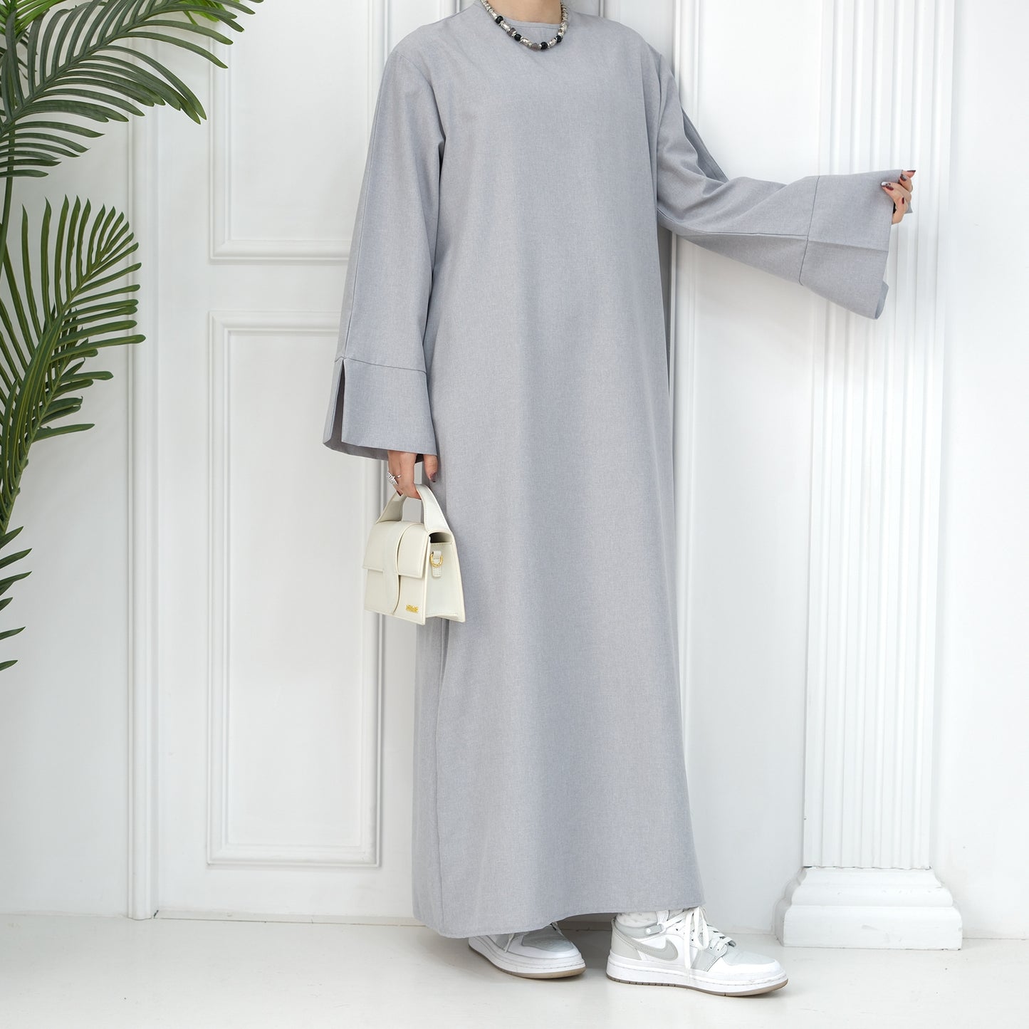 2024 New Dubai Abaya for Muslim Women Eid Ramadan Modest Dress Türkiye Loose Large Elegant Dress Gown Female Islam Clothing - Bako Bako