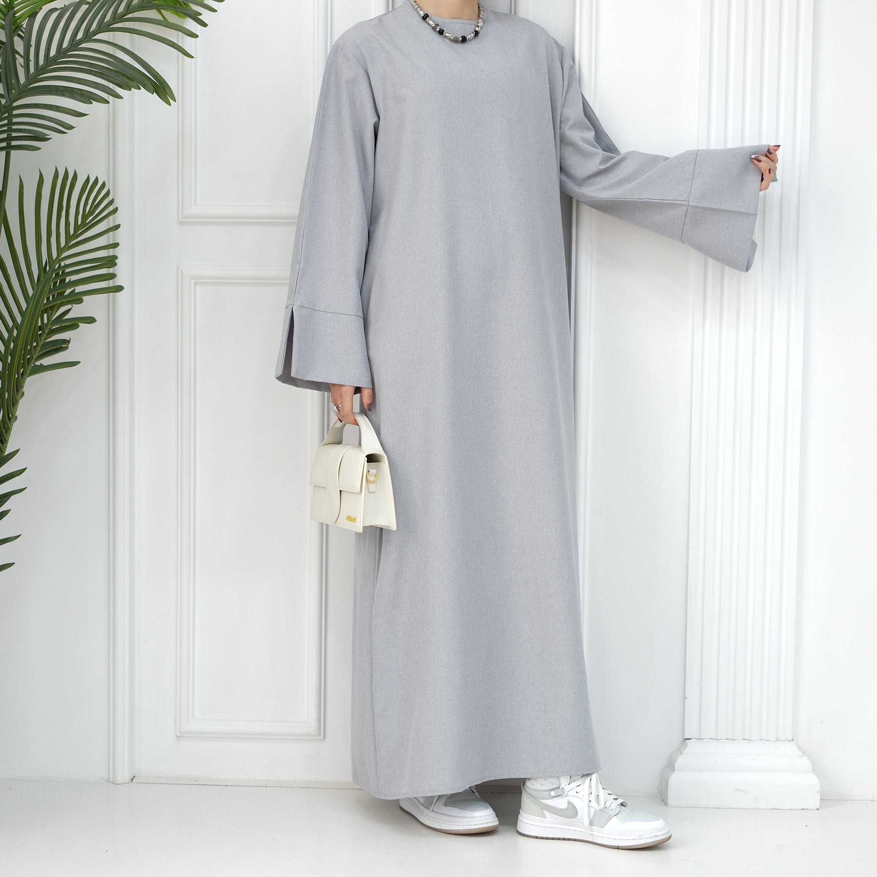2024 New Dubai Abaya for Muslim Women Eid Ramadan Modest Dress Türkiye Loose Large Elegant Dress Gown Female Islam Clothing - Bako Bako