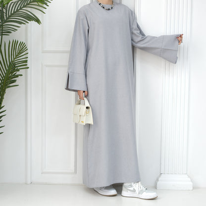2024 New Dubai Abaya for Muslim Women Eid Ramadan Modest Dress Türkiye Loose Large Elegant Dress Gown Female Islam Clothing - Bako Bako