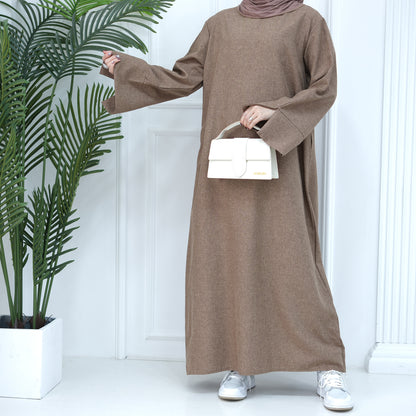 2024 New Dubai Abaya for Muslim Women Eid Ramadan Modest Dress Türkiye Loose Large Elegant Dress Gown Female Islam Clothing - Bako Bako