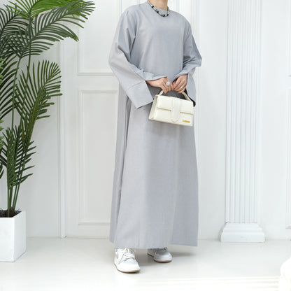 2024 New Dubai Abaya for Muslim Women Eid Ramadan Modest Dress Türkiye Loose Large Elegant Dress Gown Female Islam Clothing - Bako Bako