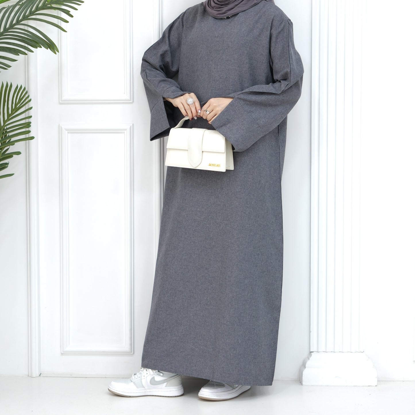 2024 New Dubai Abaya for Muslim Women Eid Ramadan Modest Dress Türkiye Loose Large Elegant Dress Gown Female Islam Clothing - Bako Bako