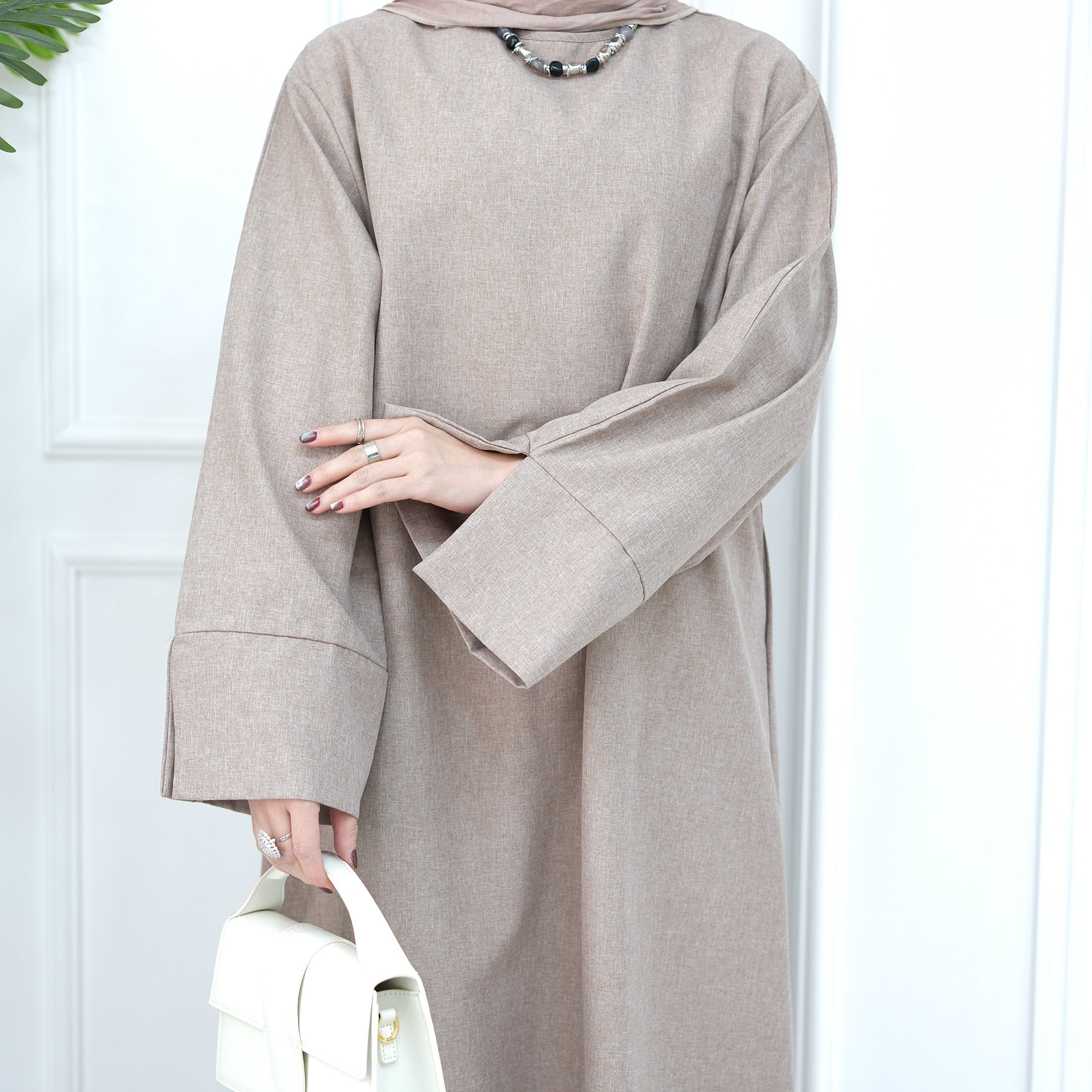 2024 New Dubai Abaya for Muslim Women Eid Ramadan Modest Dress Türkiye Loose Large Elegant Dress Gown Female Islam Clothing - Bako Bako