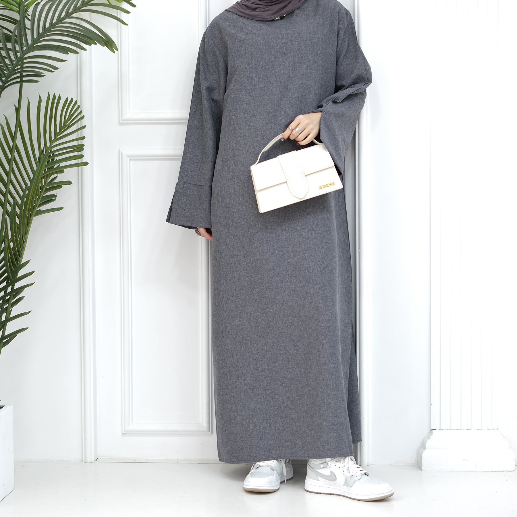2024 New Dubai Abaya for Muslim Women Eid Ramadan Modest Dress Türkiye Loose Large Elegant Dress Gown Female Islam Clothing - Bako Bako