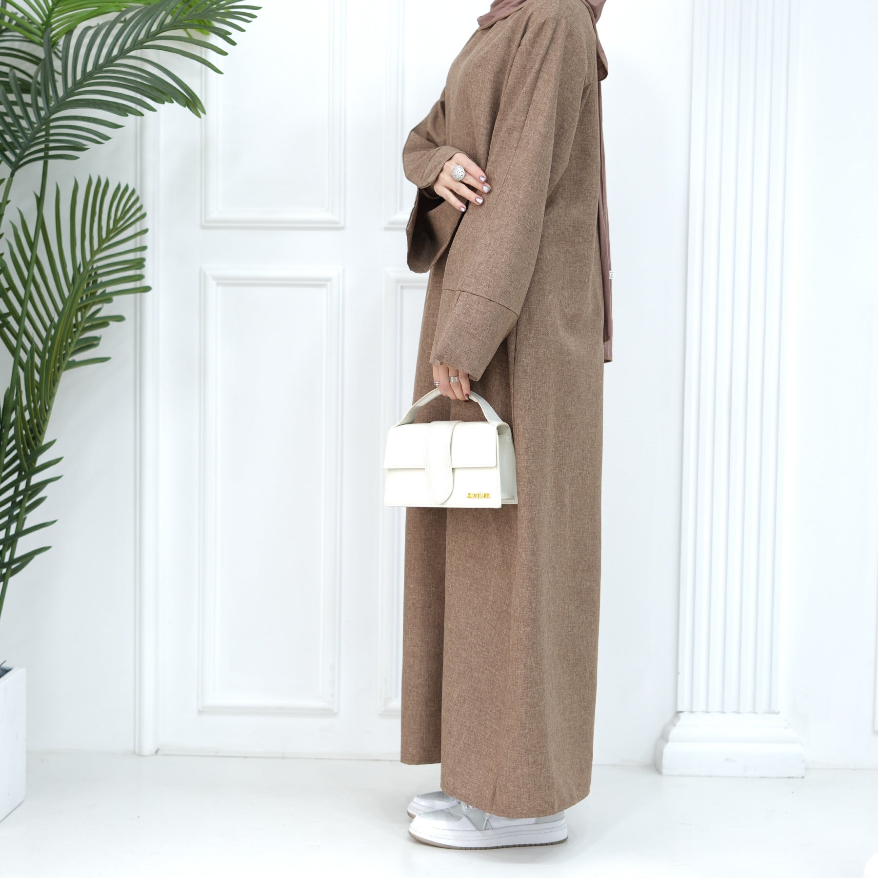 2024 New Dubai Abaya for Muslim Women Eid Ramadan Modest Dress Türkiye Loose Large Elegant Dress Gown Female Islam Clothing - Bako Bako