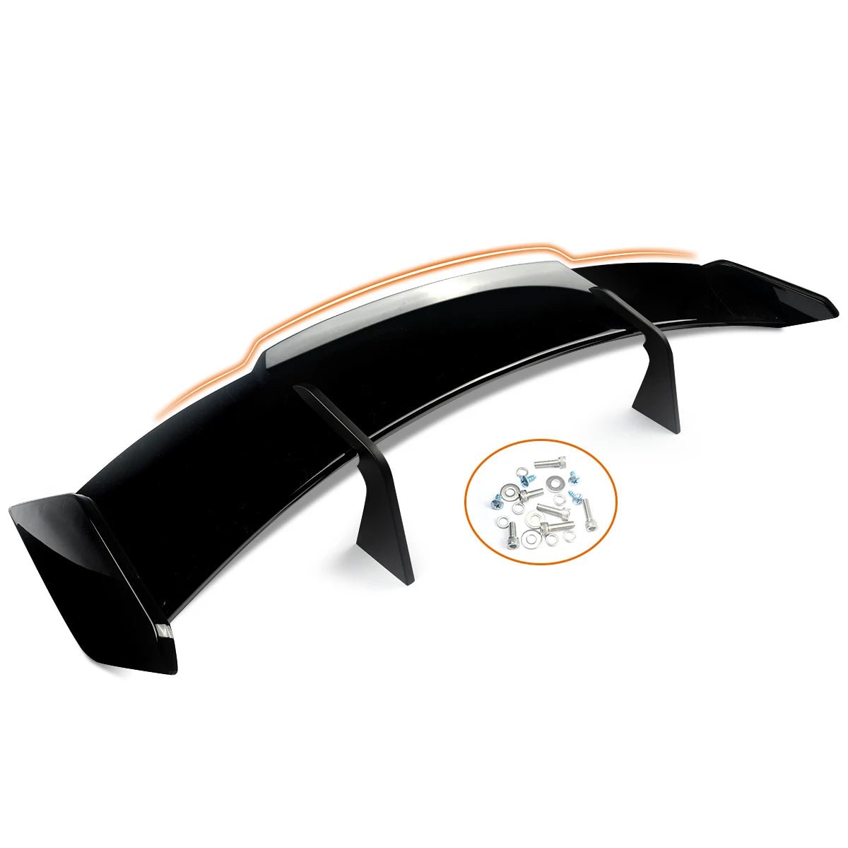 High - kick GT Style Rear Spoiler Wing For BMW G80 M3 G82 M4 2020 - 22 Glossy Black - Bako Bako