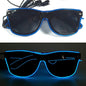 LED light up Glasses Neon Luminous Glasses Adults Rave Cosplay Goggles for Bar birthday Party DJ stage performance props - Bako Bako