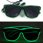 LED light up Glasses Neon Luminous Glasses Adults Rave Cosplay Goggles for Bar birthday Party DJ stage performance props - Bako Bako